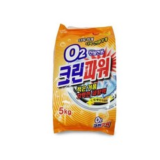 O2 크린파워 찬물전용 세탁세제 5kg 빨래 드럼 겸용, 1개