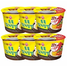 오뚜기 컵밥 톡톡 김치알밥 222g [6개], 상세페이지 참조, 상세페이지 참조, 상세페이지 참조