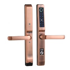 도어락 비밀잠금장치 가정용 미닫이문, #01 구리빛색