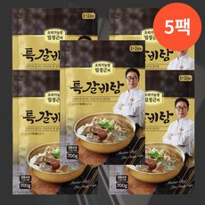 조리기능장 임성근 특 갈비탕, 5개, 700g