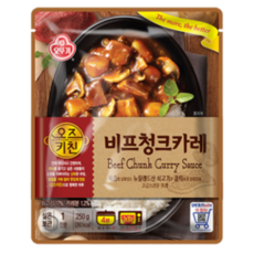 오뚜기 프리미엄 카레 오즈키친 비프 청크 250g x 3개, 1개