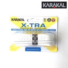 스쿼시공 KARAKAL핸드젤 뉴타입 스쿼시 테니스 KA702두툼한 용골 구멍있음 감진 손잡이 가죽 X-TRA GRI, T04-화이트