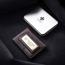 발키리 V701-2 플레티넘 콤팩트(소가죽 18K 금도금 plate) 머니클립 지갑