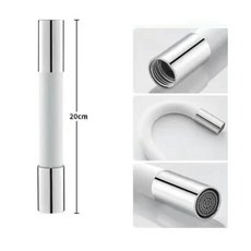 수도꼭지 어댑터 싱크 주방 수도꼭지 익스텐더 싱크 드레인 연장 튜브 360 학위 20cm 30cm 50cm, white 20cm, 1개