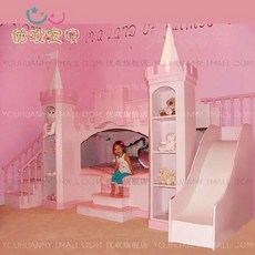 미끄럼틀침대 벙커침대 공주침대소녀 드림캐슬 핑크이중침대 미끄럼틀걸침대 원목상하복침대놀이방, 01 어린이 침대, 01 1000mmx2000mm, 01 고저 침대만 있다