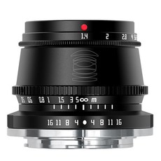  TTArtisan 35mm F1.4 후지필름 X 마운트 렌즈 블랙 