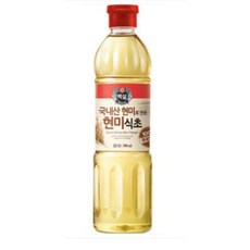 CJ 백설 국내산 현미식초, 16개, 500ml