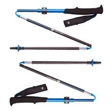 블랙다이아몬드 디스턴스 카본 FLZ 트레킹 폴 등산스틱, Ultra Blue, 1개