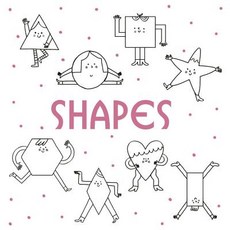 First Concept Bath Book: Shapes Other, Words & Pictures, English, 9781786038982