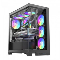 1stPlayer Mi8 블랙 PC케이스 미들타워