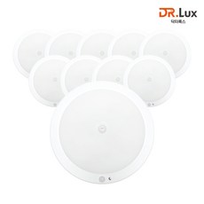  닥터룩스 LED 꼭지센서등 15W 주광색, 10개 