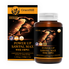 프리미엄 그레이스힐 미국 쏘팔메토 1300mg 3개월 파워업 쏘팔맥스, 1개, 90정