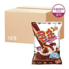 크라운 콘초 초코가나슈 66g 18봉, 18개