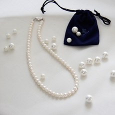 진주목걸이7mm