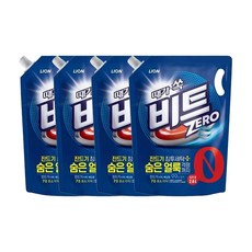 비트 진드기 침투세탁 액체세재 리필, 1.55L, 4개