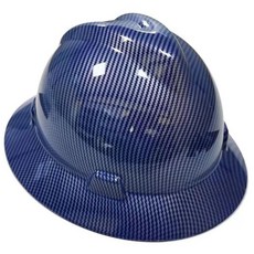 전체 챙 안전 헬멧 건설 작업 하드 캡 경량 철도 CE ANSI HDPE 헬멧, [02] Bright Blue, 1개