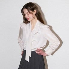 올리브데올리브 심플 타이 블라우스 OH4XB147 84385