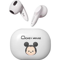 디즈니 하프 커널형 무선 블루투스 이어폰