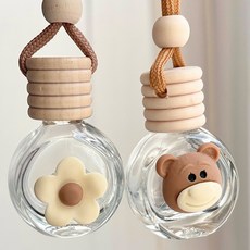 차량용디퓨저용기 디퓨저공병10ml-베어 플라워, 베어(낱개), 1개