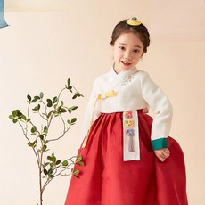 키즈톡톡 연홍 여아 아동 한복