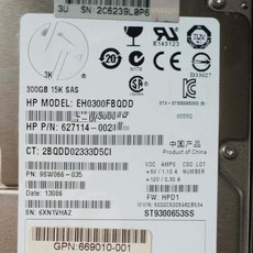 품질보증 HP 서버 하드 디스크 QR477A 300-001 665750G SAS 15K 300 인치 eva용 2.5 GB, 한개옵션0, 1개