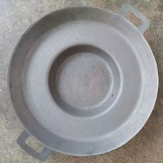 캠핑용 그리들 전립투 튀김 오목한 상업용 전골 냄비 후라이팬 가정용 프라이팬, B.36CM 평바닥 3~5인, 1개