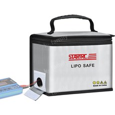 STARTRC Lipo 안전 가방 대용량 Lipo 배터리 보관함 보관 및 충전용 회로 차단기 보호 가방, 20 X 13x 12cm