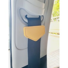 밀튼 안전벨트 클립 안전벨트 스토퍼 임산부 카시트 안전벨트, 옐로우, 1개