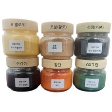 분말 안료, 토분(황토), 1개