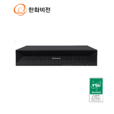 한화비전 XRN-K1620SB-12T 8K TTA인증 16채널 IP NVR 녹화기 12TB포함 - tta인증nvr