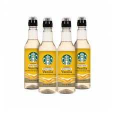 스타벅스 바닐라 시럽 Starbucks Syrup Vanilla 4개 세트