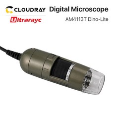 Ultrarayc 디지털 현미경 브래킷 세트 Dino-lite AM4113T MS35B 8 LED 조명 지원 200X 확대, 1.AM4113T Microphone