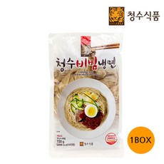 청수식품 [청수식품] 청수 비빔냉면 4인분 720g x 10봉(40인분), 단품, 10개