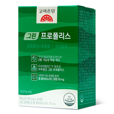 고려은단 그린 프로폴리스 츄어블정, 60정, 1개