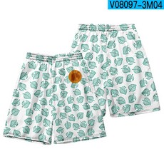 동물의숲 티셔츠 인박카 친구 협회 만나 Macho 동물의 숲 티셔츠 반팔 New Horizon Bean Rick 애니메이션 주변 집