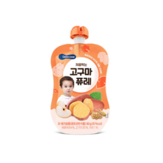 베베쿡 처음먹는 고구마 퓨레, 100% 원물 고구마, 80g, 48개
