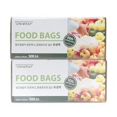 유니랩 위생백 500매 x 2개입, 단품, 1개, FREE(one size), 500개