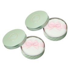 클럽 슷핀 프레스드 파우더 C 촉촉한 타입 화이트 플로럴 부케 향 26g, 클리어, 2개