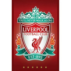 MAXI Poster 포스터 61x91 - 리버풀 / Liverpool FC (Crest), 화이트