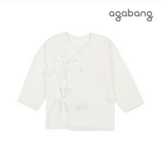 아가방 백색의 신생아 배내저고리# 찰랑찰랑 부드러운소재의 흰색 배냇저고리# 기본 베이직 배냇저고리