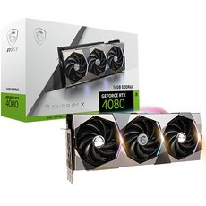 MSI 지포스 RTX 4080 슈프림 X D6X 16GB 트라이프로져3S 그래픽카드, 선택없음