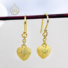 귀걸이하트24k