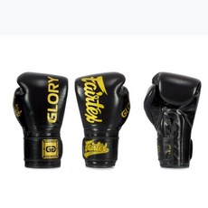 페어텍스 Fairtex 프로 복싱 글러브 glory 소가죽 권투 샌드백 킥복싱 글러브, 블랙