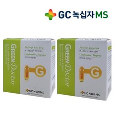 녹십자 G400 그린닥터 혈당시험지 2box(100매) [네오헬스케어], 1세트, 100매