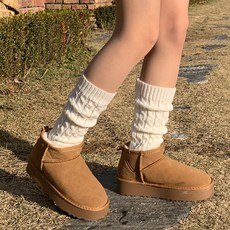 [수앤수]스노우 니팅 레그워머 (23SO031)