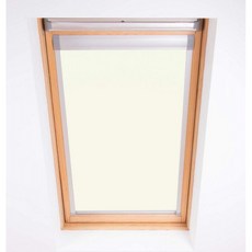 이태리 벨럭스 블록 아웃 지붕 창 흰색 흰색 PVC 130x15x7cm에 대한 스카이 라이트 블라인드 FK06 블, 단일옵션