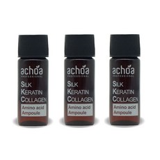 아초아 SKC 실크 케라틴 콜라겐 아미노산 앰플, 15ml, 3개