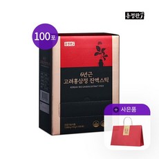 [홍정관] 6년근 고려홍삼정 진액스틱 10ml 100포, 1세트, 홍삼스틱 10ml