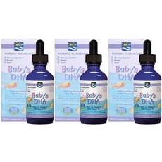 노르딕내츄럴스 어린이 DHA 1050mg 오메가-3 비타민D3, 60ml, 3개