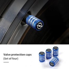 Opel Corsa Astra ignia Vectra Zafira Meriva Mokka Grandland Vivaro Antara Ampera 용 4Pcs 밸브 자동차, 09 Plaid Blue, 09 Plaid Blue